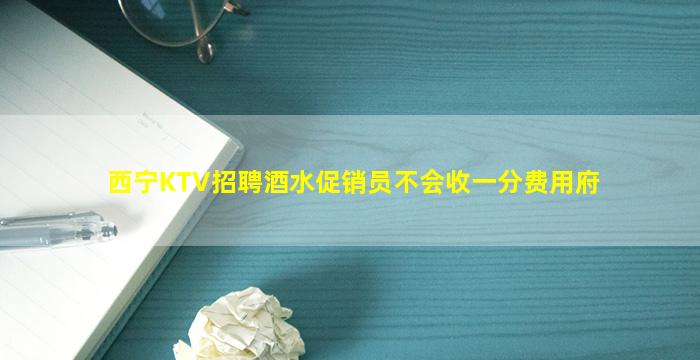 西宁KTV招聘酒水促销员不会收一分费用府